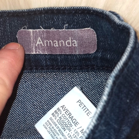 Gloria Vanderbilt Petite Amanda Straight Leg Jeans π-#1224 - Picture 5 of 12